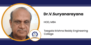 Teegala Krishna Reddy Engineering College, HOD, MBA: Dr.V.Suryanarayana Interview